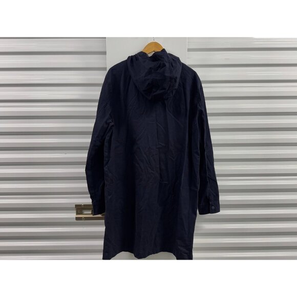 DB Supply Water-Repellent Navy Blue Parka with Hood L NWT Outer Jacket - Picture 7 of 9